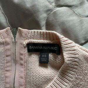 Banana Republic Light Pink Knit Cardigan